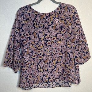 Weekend Max Mara 100% silk adone printed blouse